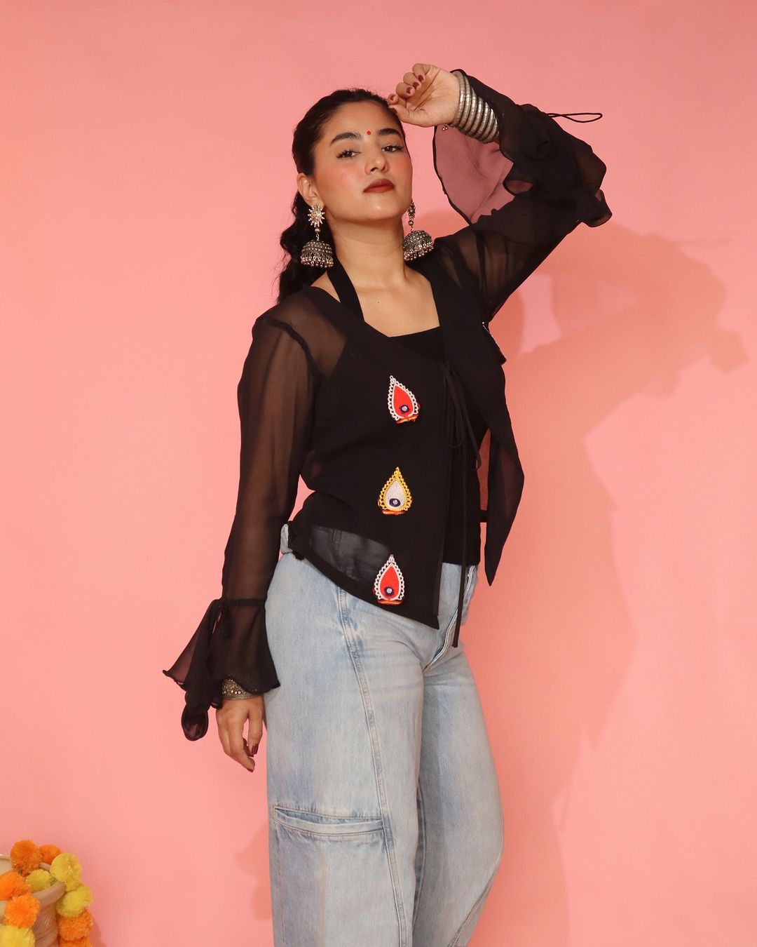 Flower Navratri Jacket