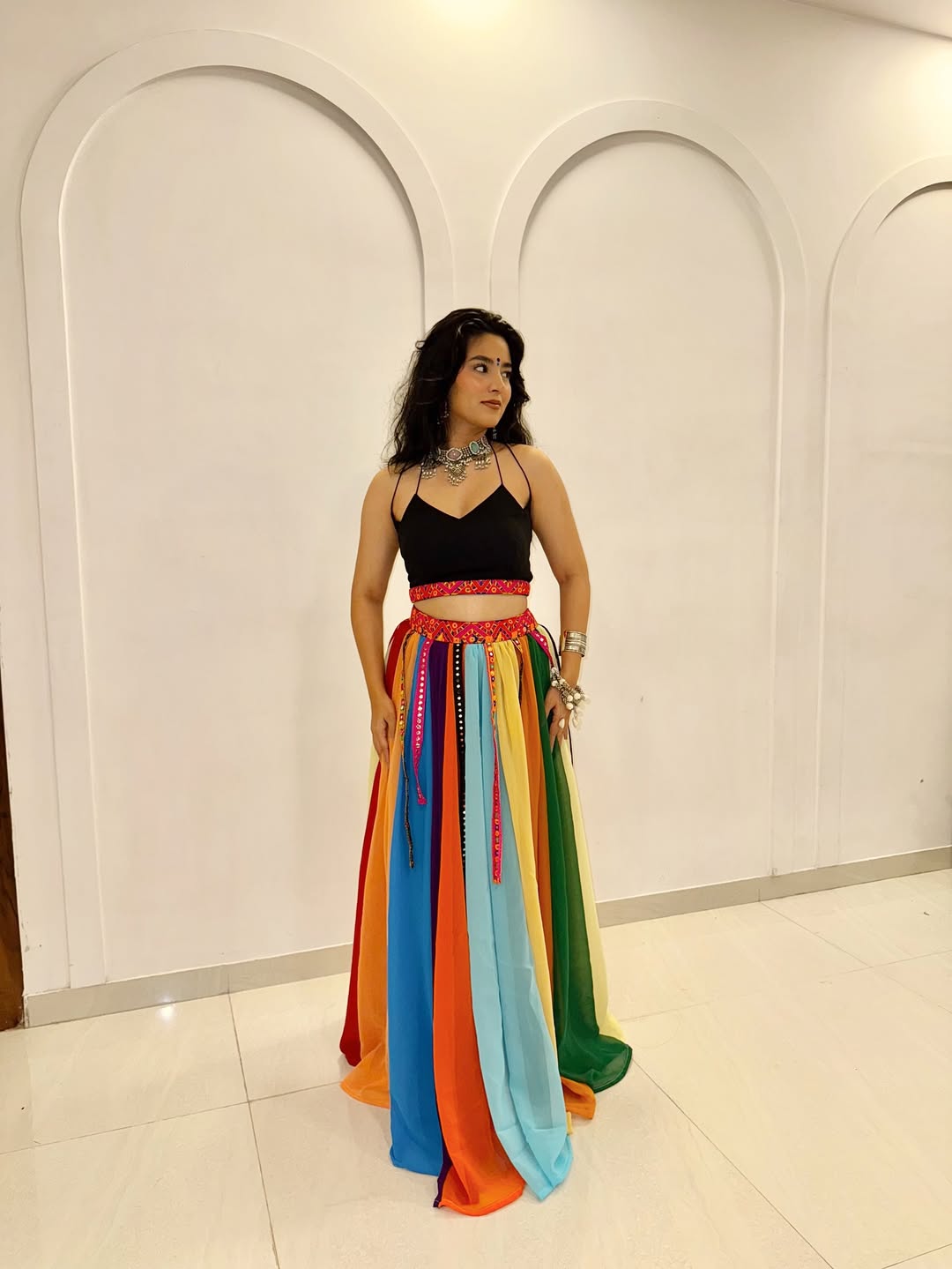 Colourful Raas Lehenga