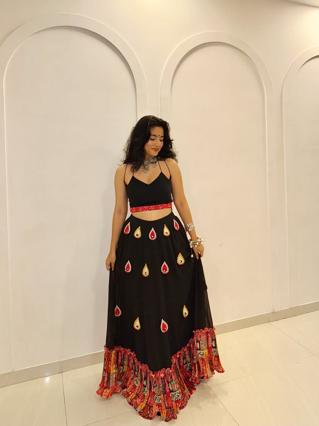 Midnight Flame Lehenga