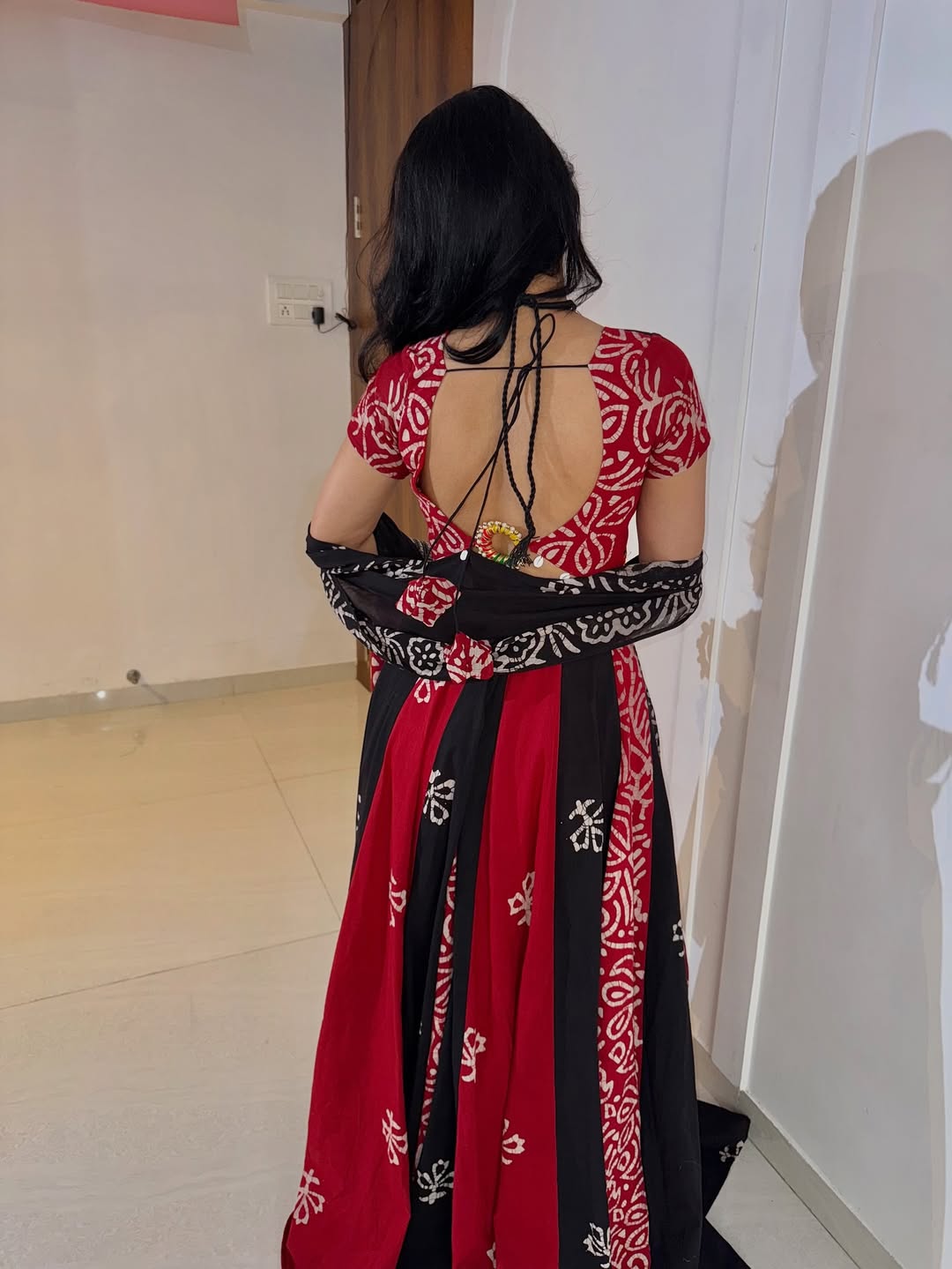 Tribal Fusion Bandhani Lehenga Set