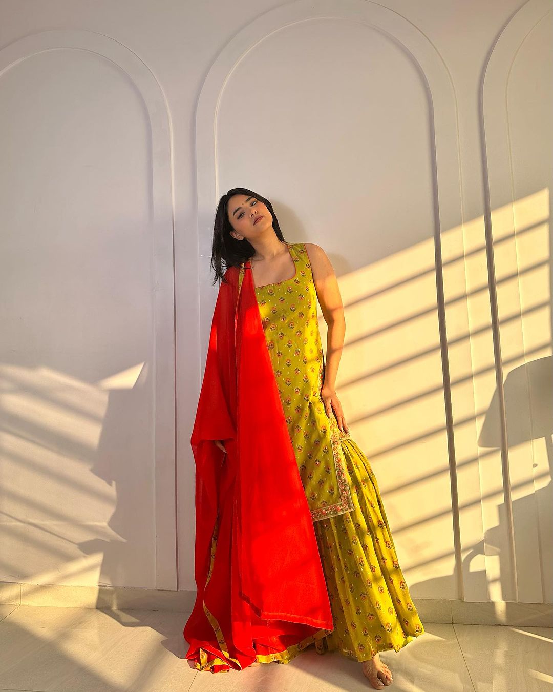 Lime green suit Label Tasos