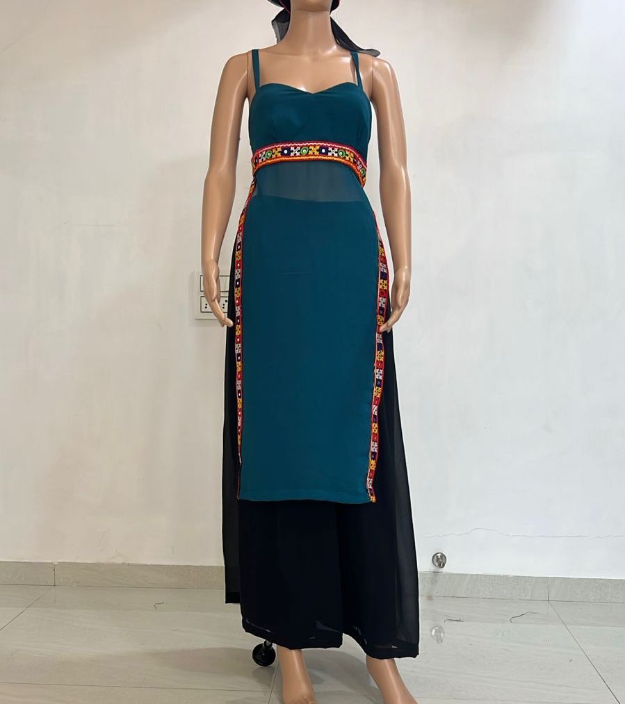 Teal Raas (Only Kurta)
