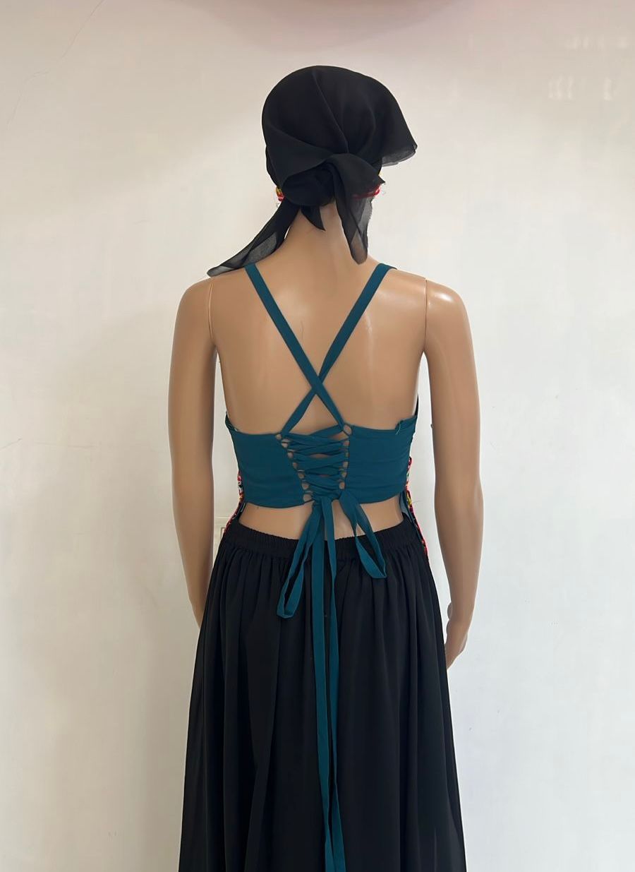 Teal Raas (Only Kurta)