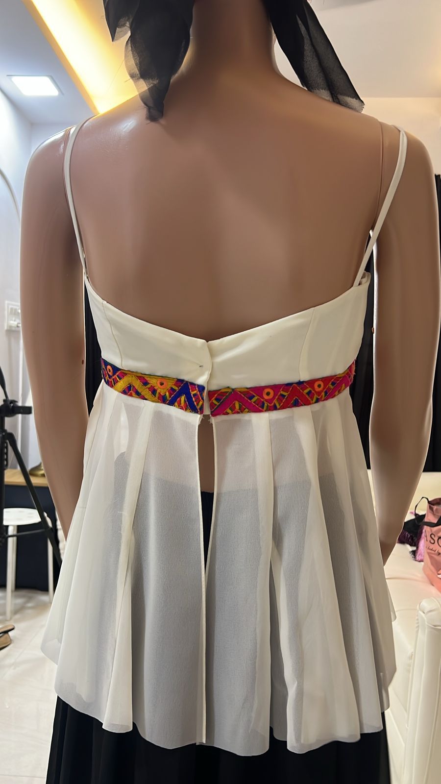 Ivory Mirror Charm (Only Kurta)