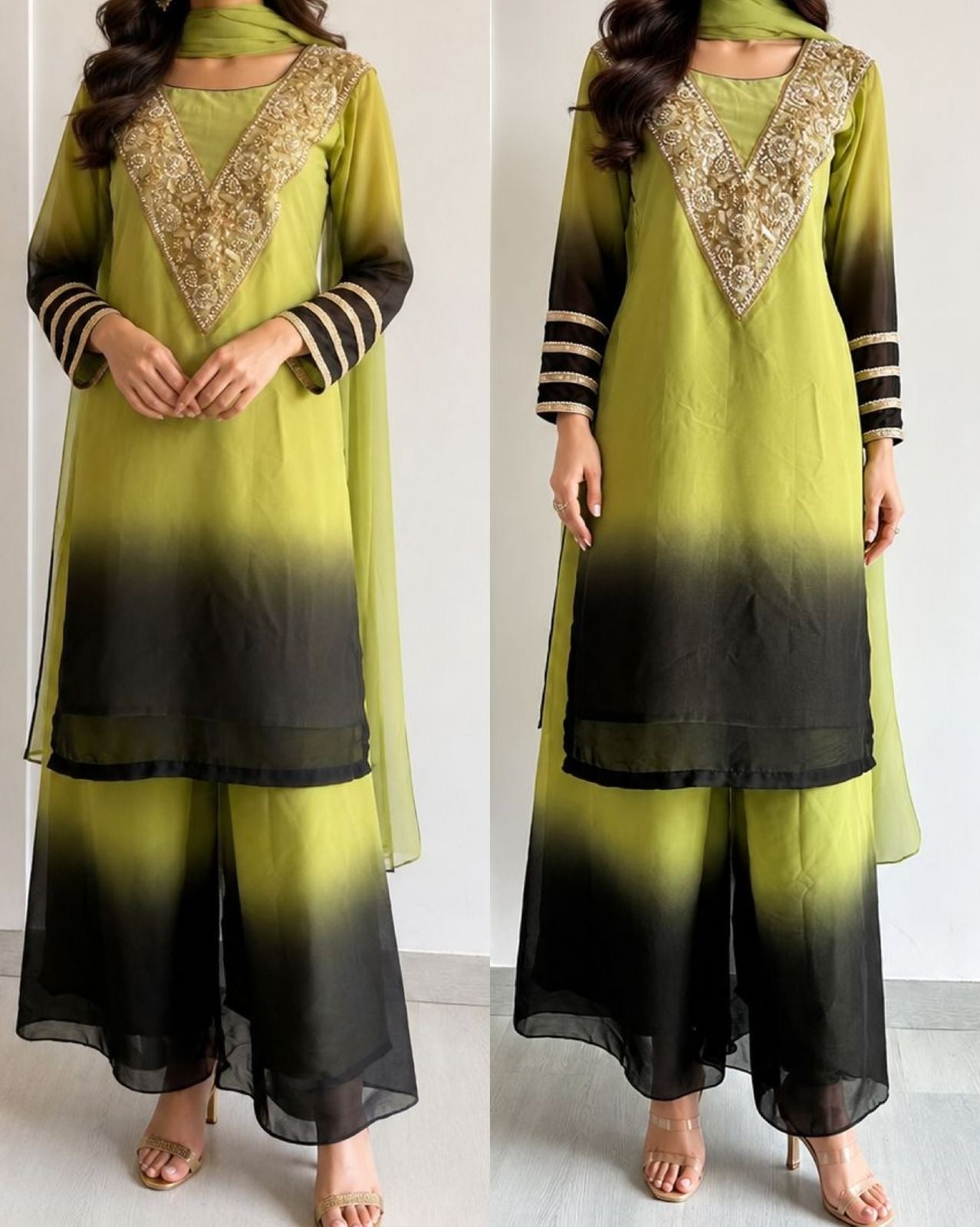 Olive Ombre Set