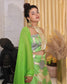 Green Golden Lehenga