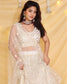 White dove lehenga