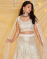 White dove lehenga