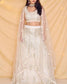 White dove lehenga