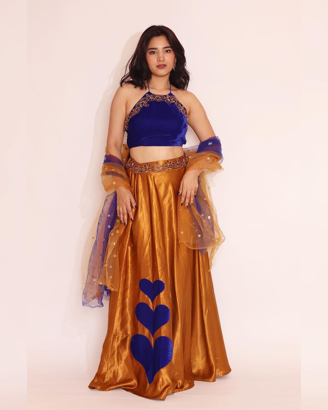 Royal blue lehenga