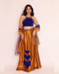 Royal blue lehenga