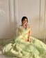 Pastel Light green lehenga