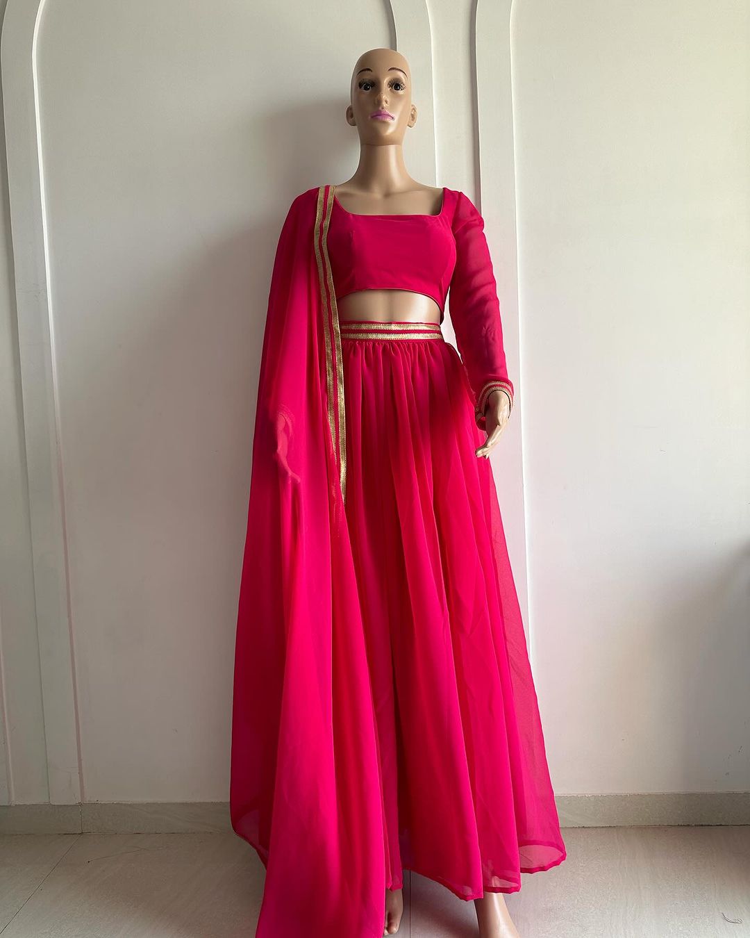 Raani Lehenga With Border