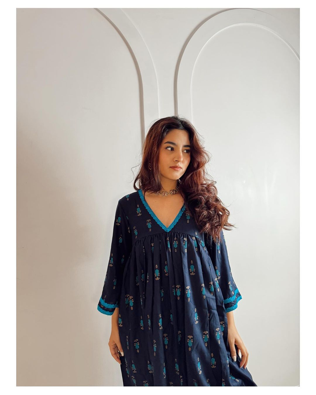 Blue salwar kameez