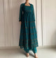 Dark Green Anarkali