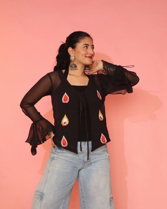 Flower Navratri Jacket