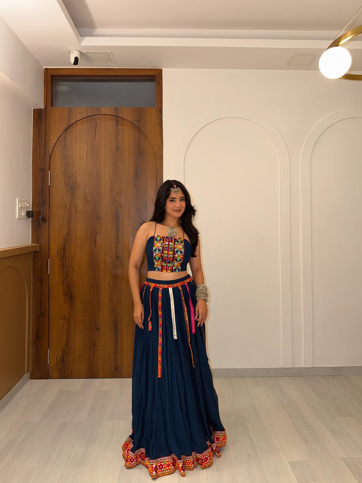 Midnight Mosaic Lehenga Set