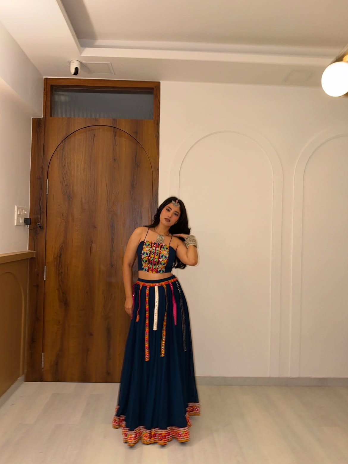 Midnight Mosaic Lehenga Set