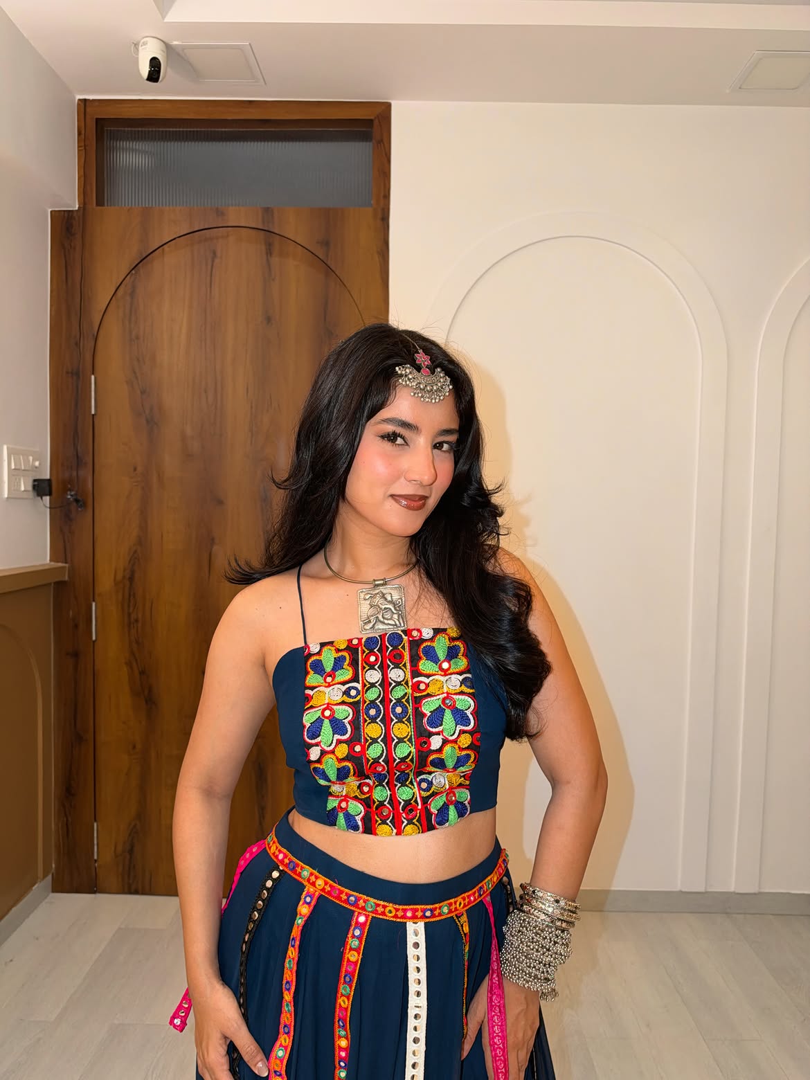 Midnight Mosaic Lehenga Set