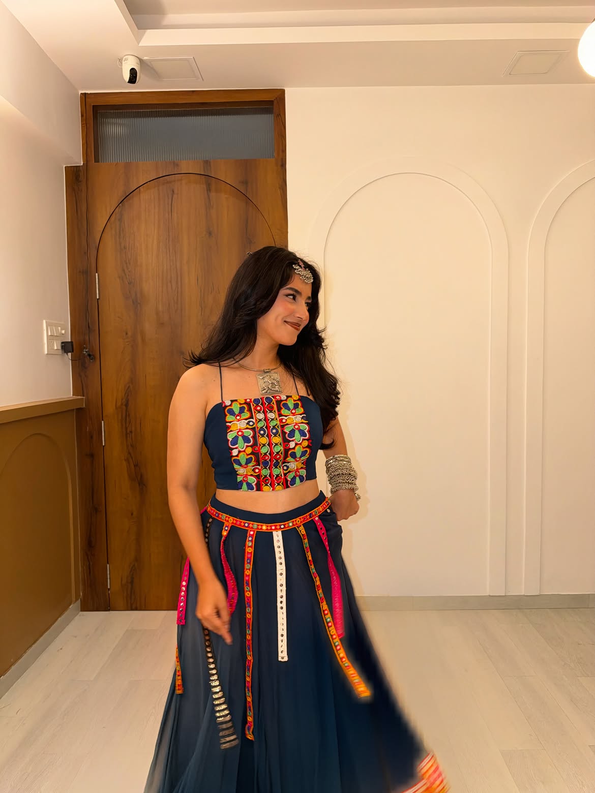 Midnight Mosaic Lehenga Set