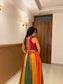 Rainbow Lehenga