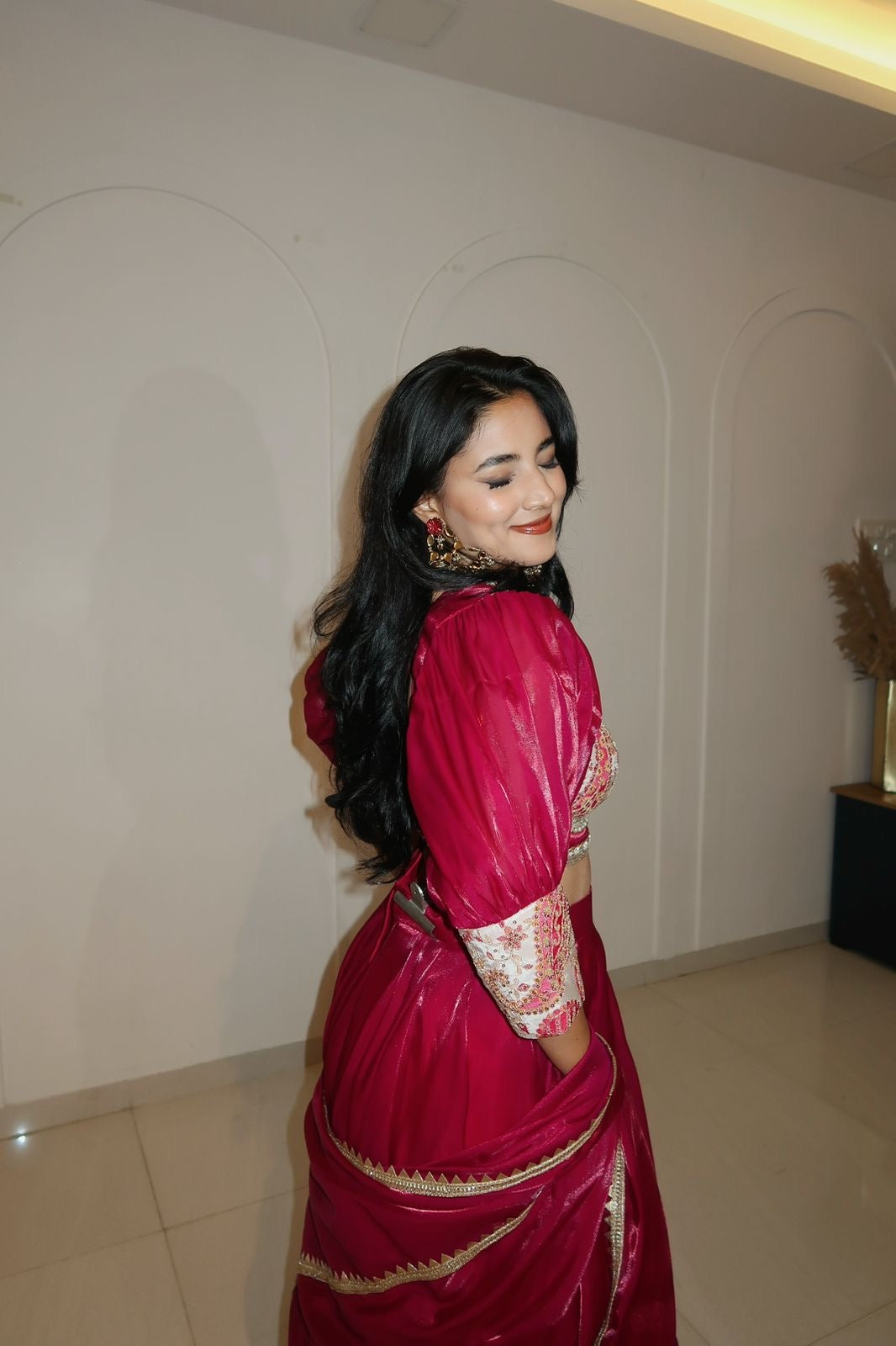 Crimson Royale Lehenga Set