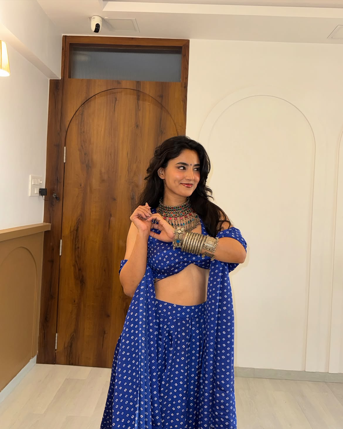 Neelika Bandhani Lehenga Set