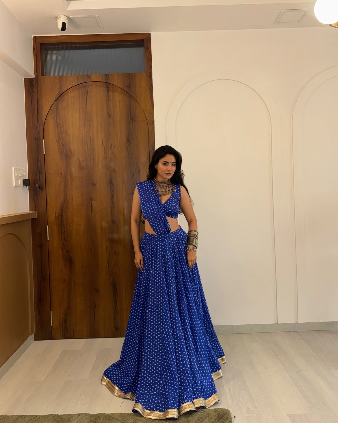 Neelika Bandhani Lehenga Set