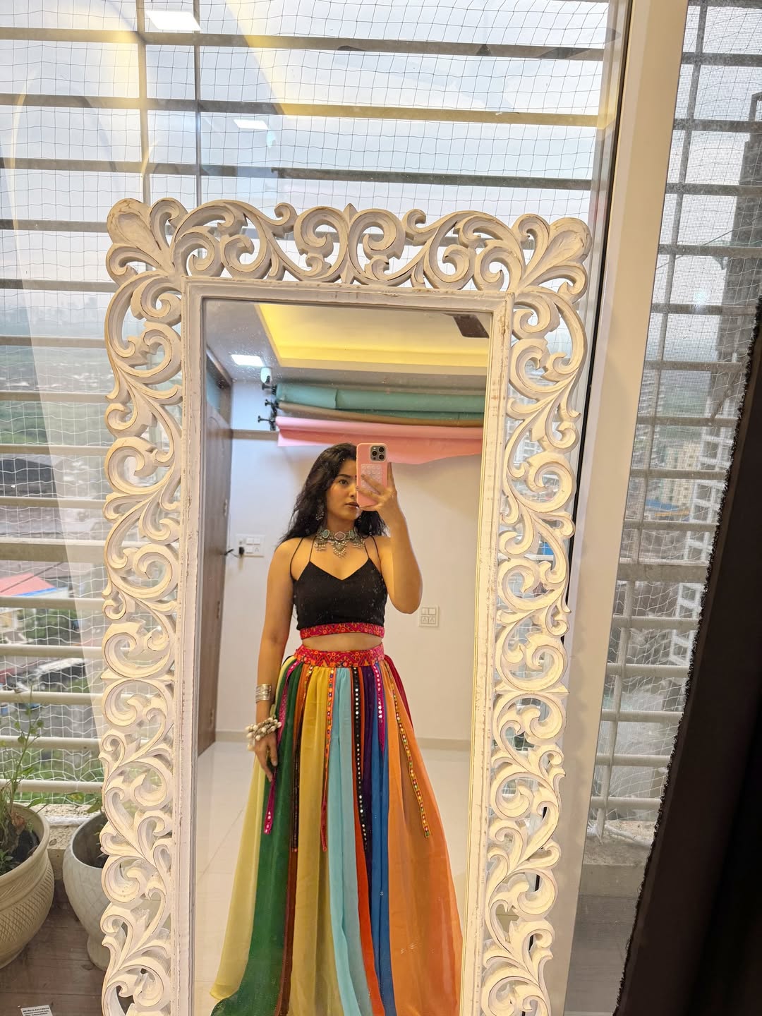 Colourful Raas Lehenga