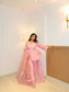 Rosy Pearl Peplum Ensemble