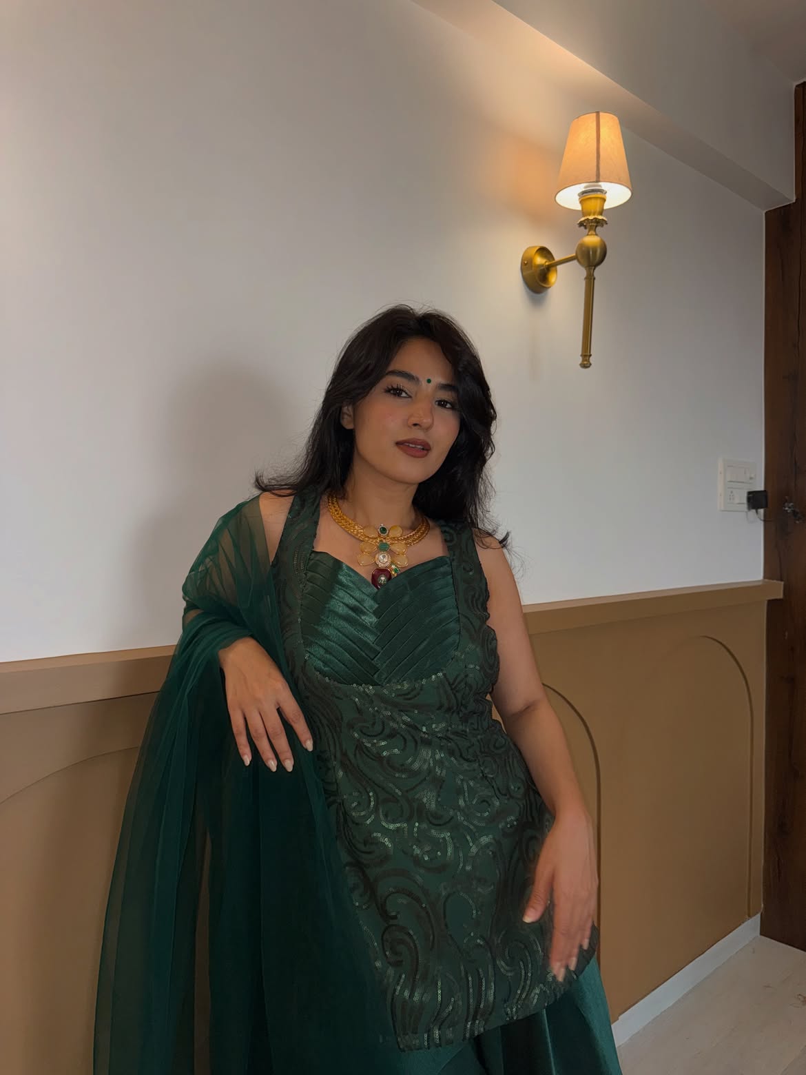 Jade Luxe Palazzo Co-ord