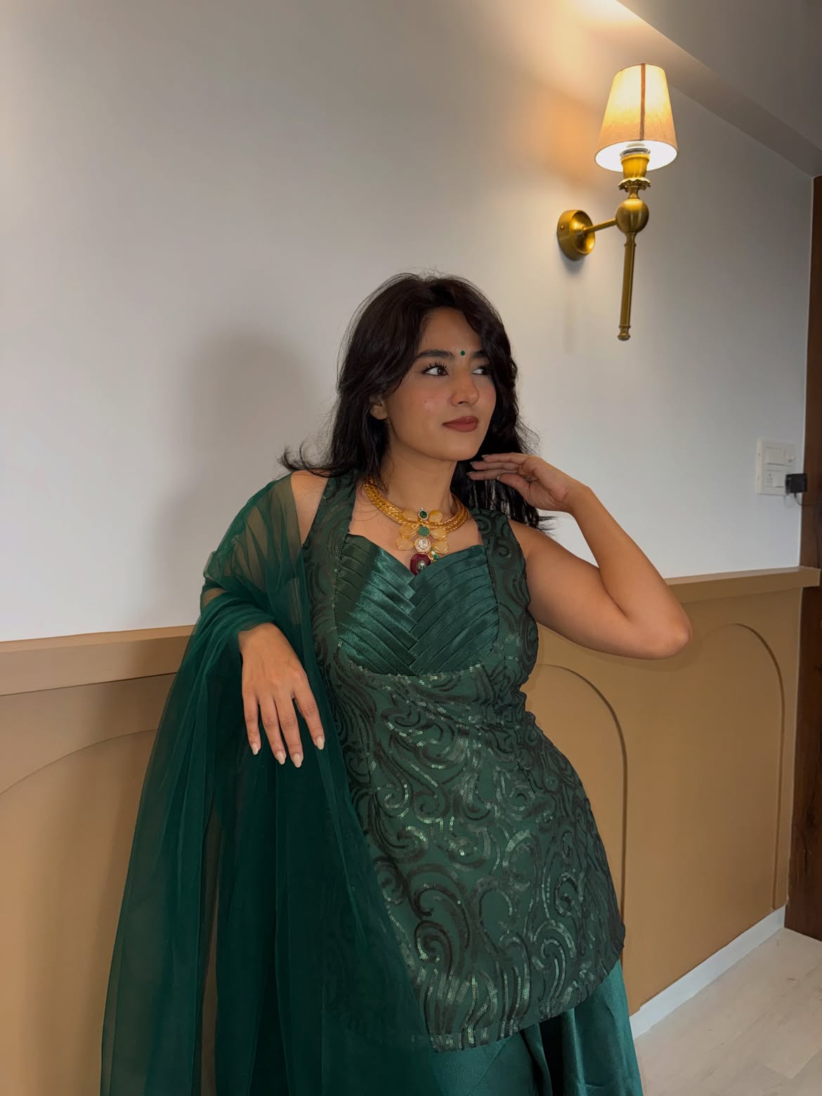 Jade Luxe Palazzo Co-ord