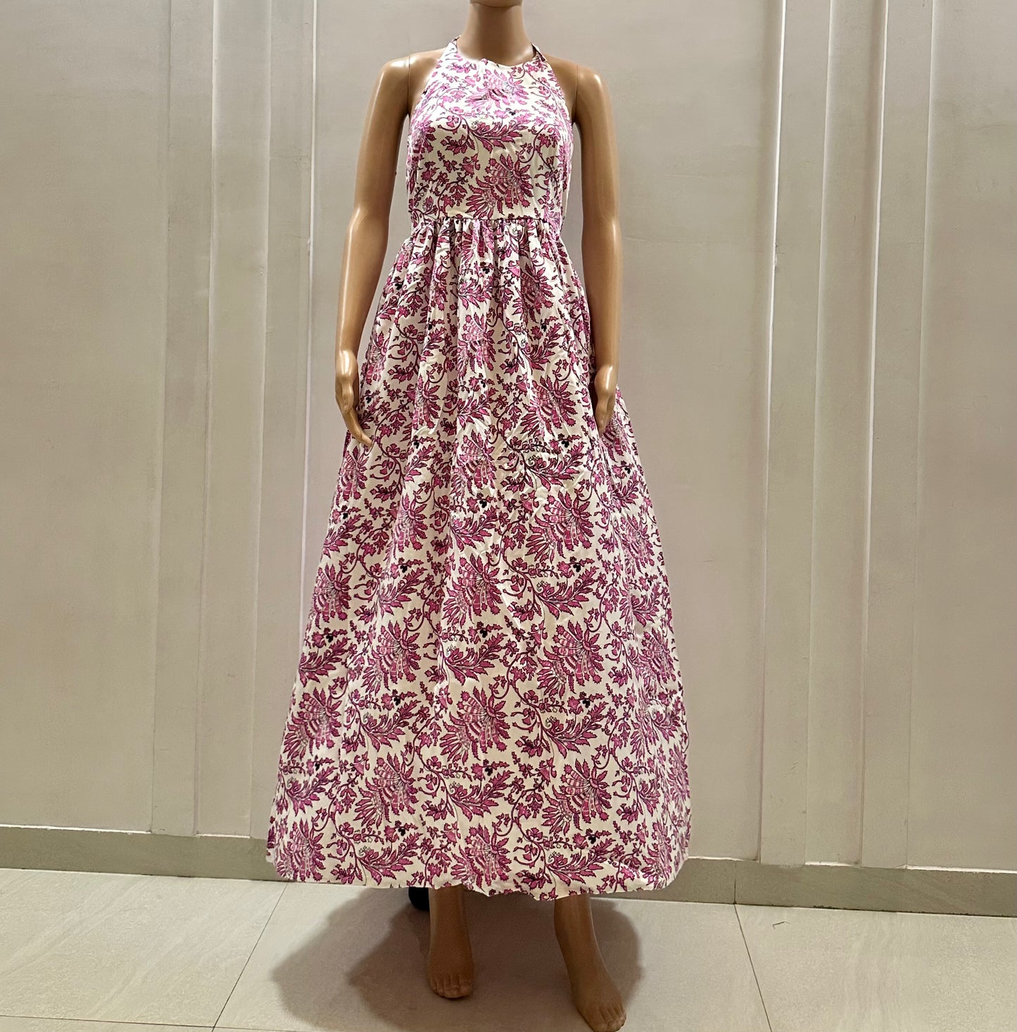 Rose Garden Halter Dress