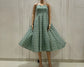Emerald Ethnic Flare Dress