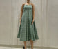 Emerald Ethnic Flare Dress
