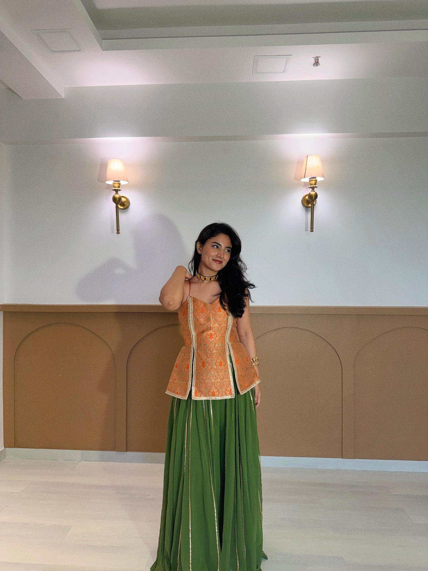 Citrus Royale Lehenga