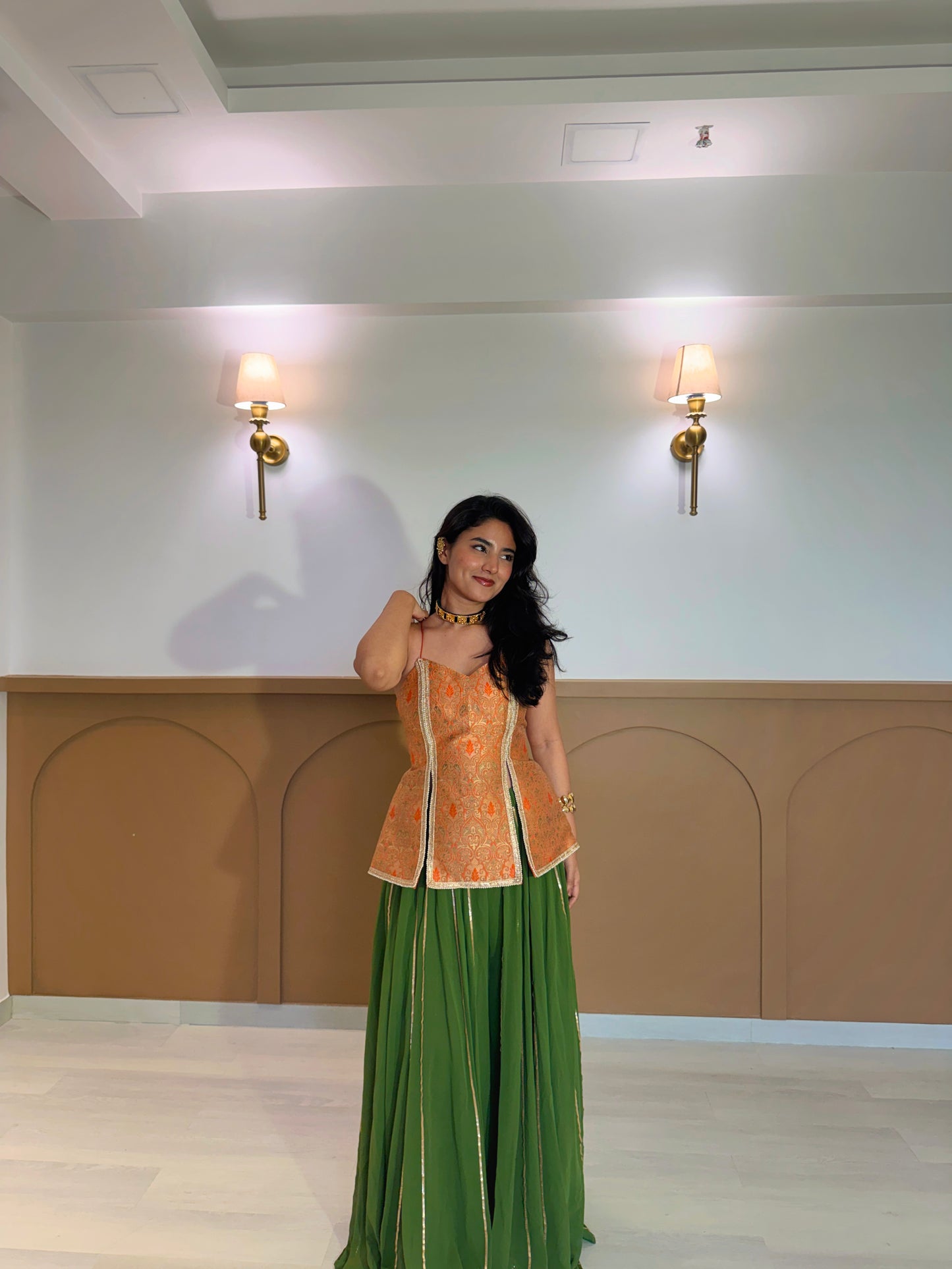 Citrus Royale Lehenga