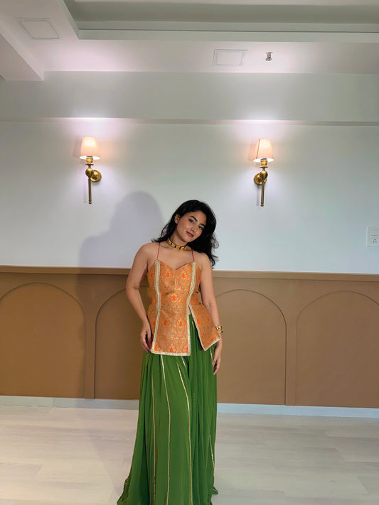 Citrus Royale Lehenga