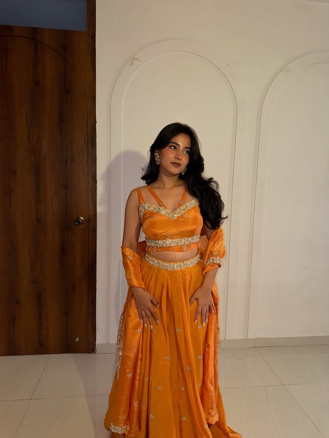 Marigold Muse Lehenga