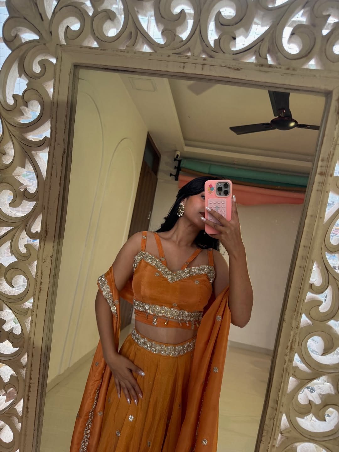 Marigold Muse Lehenga