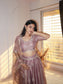 Dusty Rose Sheer Glow Lehenga Set
