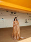 Champagne Glow Saree Set