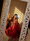Ruby Heritage Mirror Lehenga