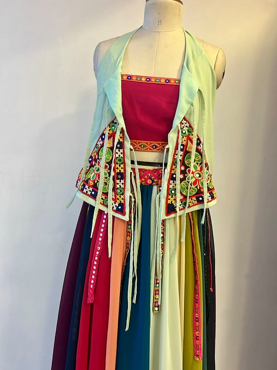 Powder Blue Lehengas