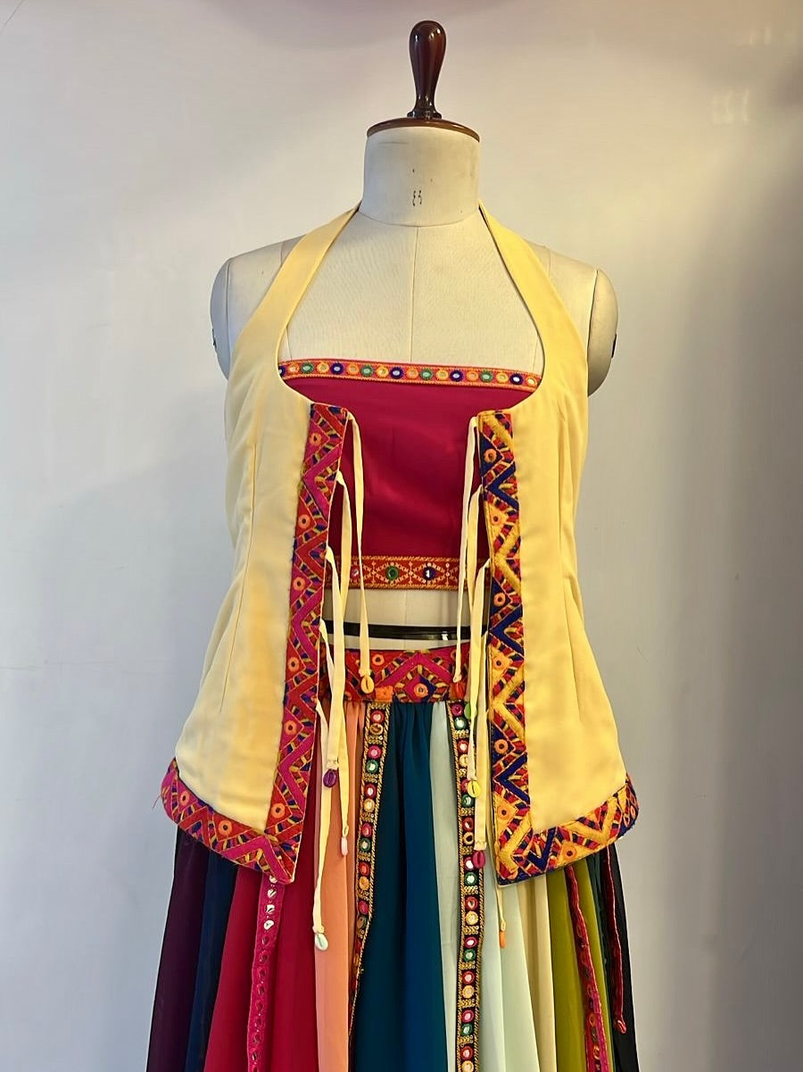 Navrang Fusion Lehenga Set (3piece)