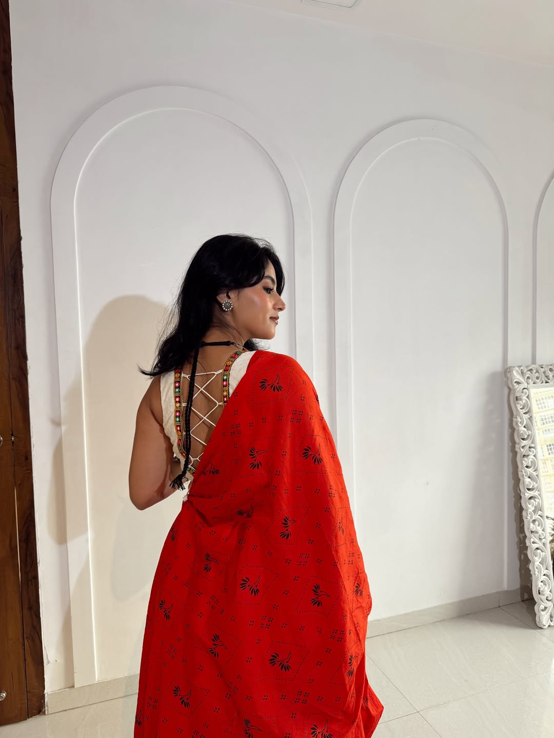Ivory Elegance Navratri Lehenga Set