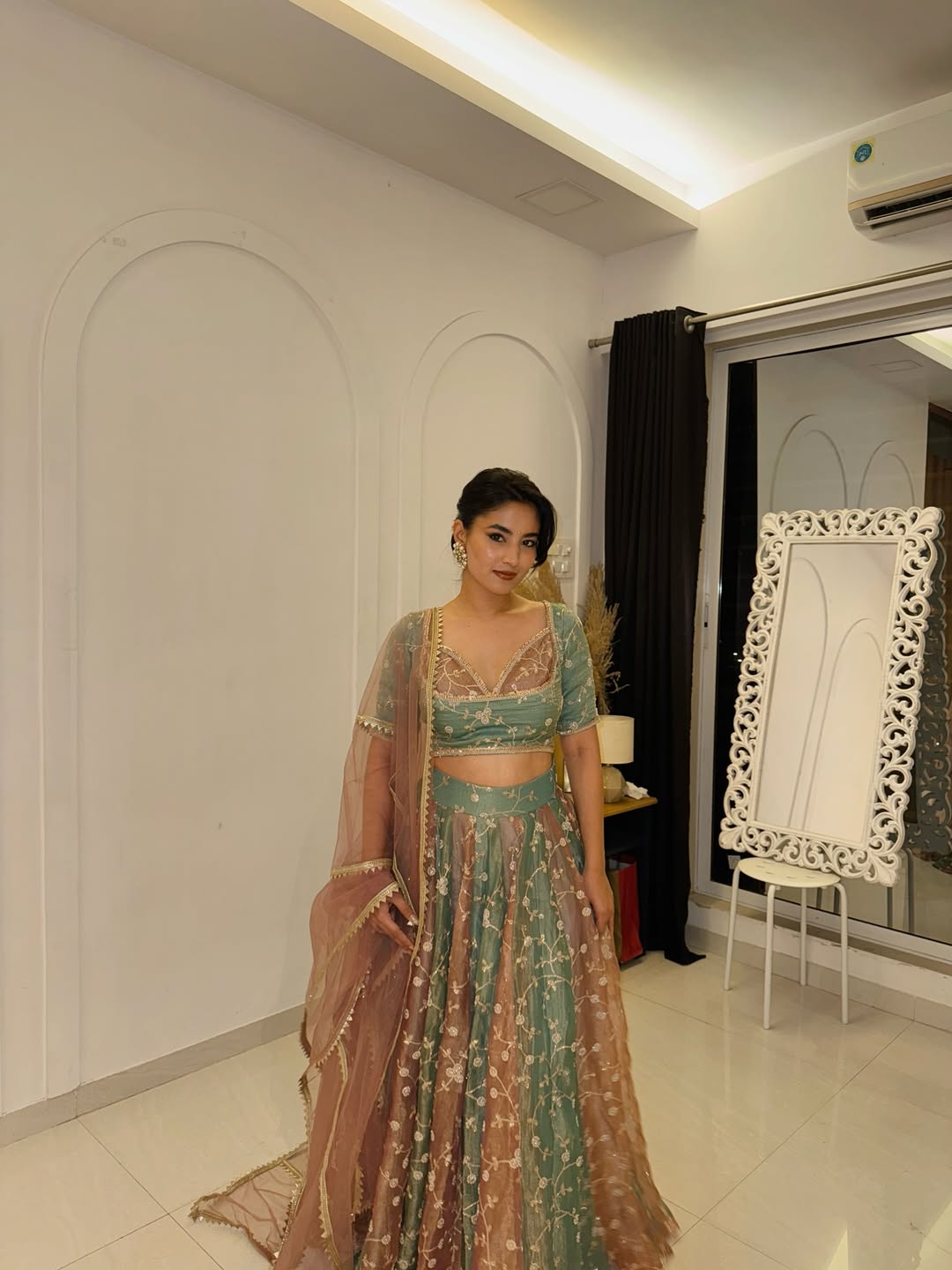 Blush Fern Royal Lehenga