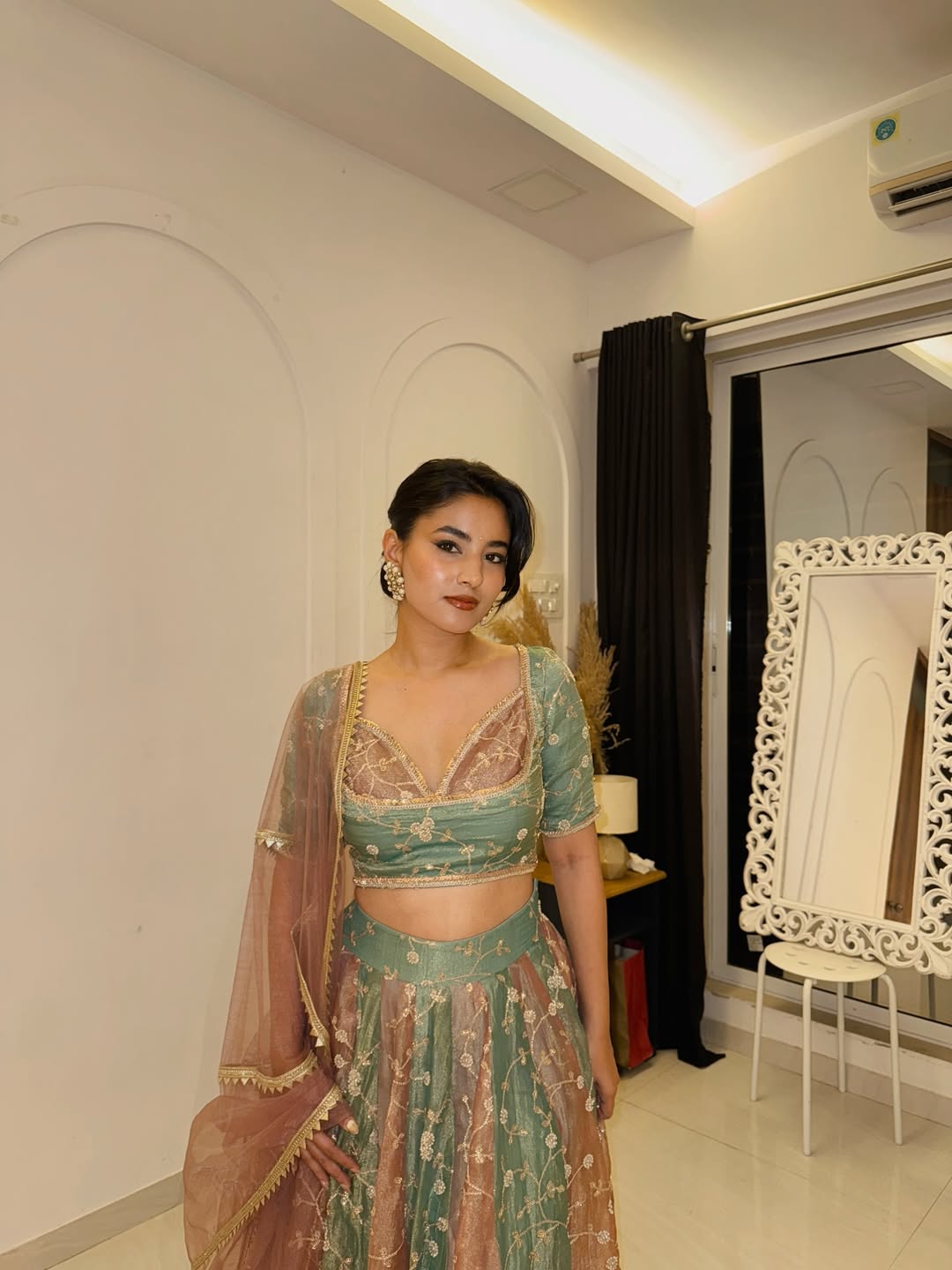 Blush Fern Royal Lehenga
