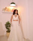 Pearl White lehenga