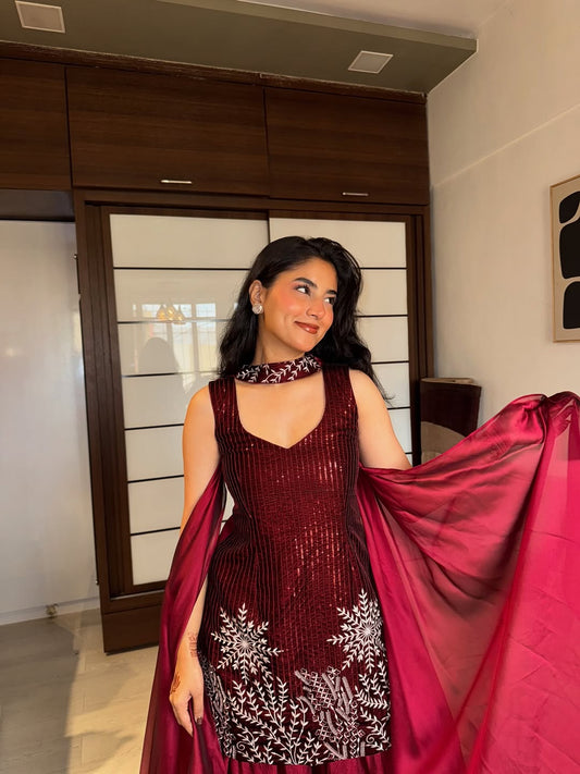 Velvet Crimson Bloom Set